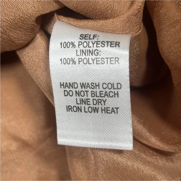 Lulus Missy Rust Orange Polka Dot Satin Knotted Front Mini Dress Womens S Boho - Picture 6 of 11